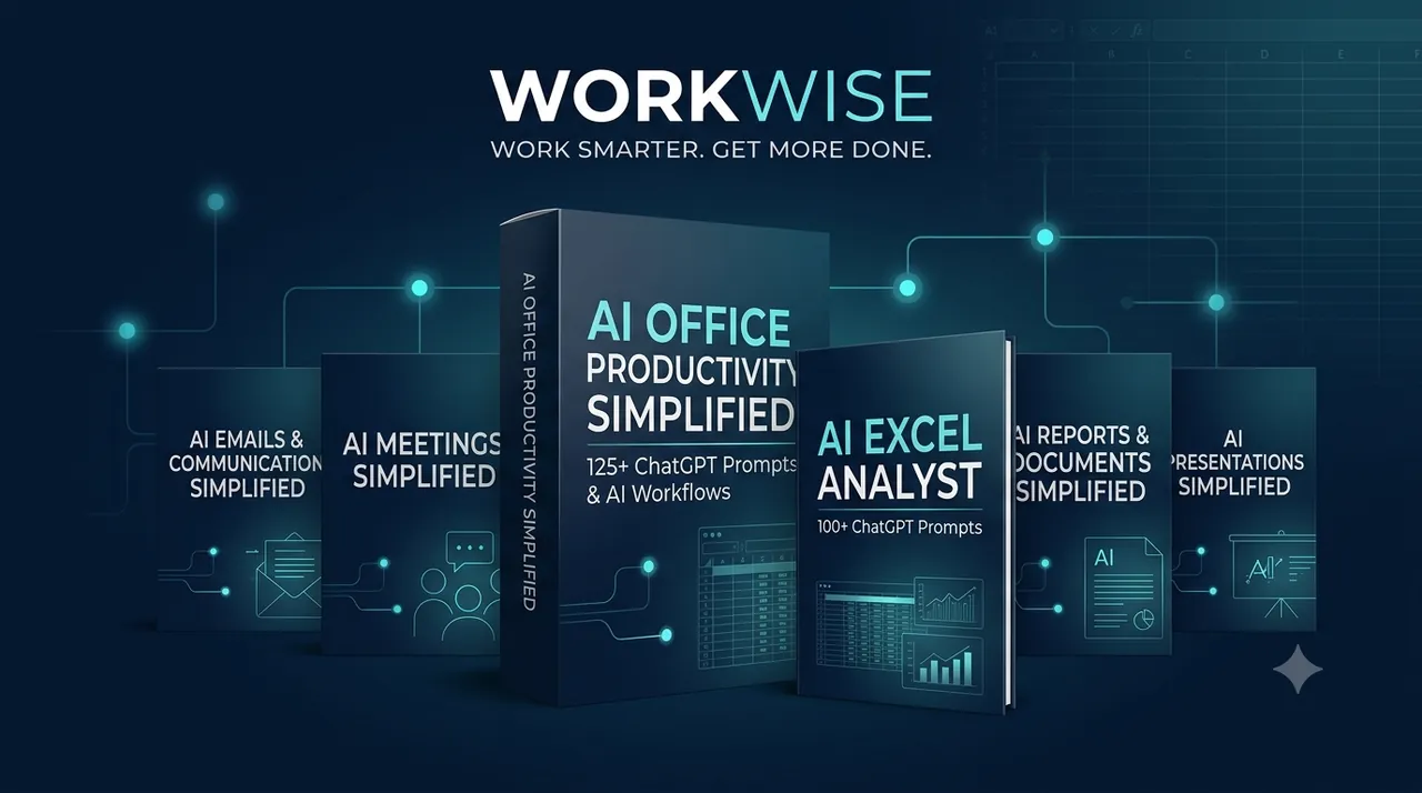 AI Office Productivity Bundle with AI Excel Analyst and four more AI playbooks